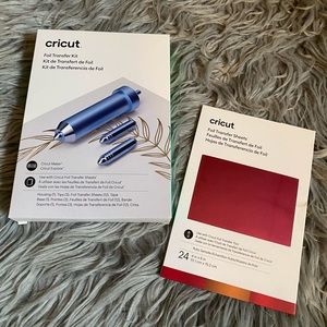 Cricut foil transfer kit & foil transfer sheets
